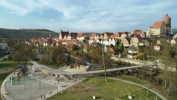 Anerkennung Infrastruktur- und Ingenieurbau: Mhlensteg in Besigheim von schlaich bergermann partner