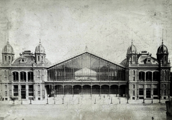 Budapest, Nyugati plyaudvar von Gustav Eiffel, 1877