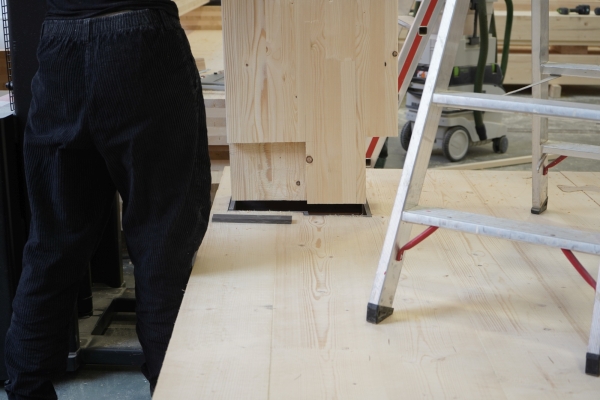 Mock-up fr Holzhochhaus in Berlin