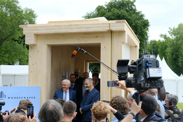 Mock-up fr Holzhochhaus in Berlin