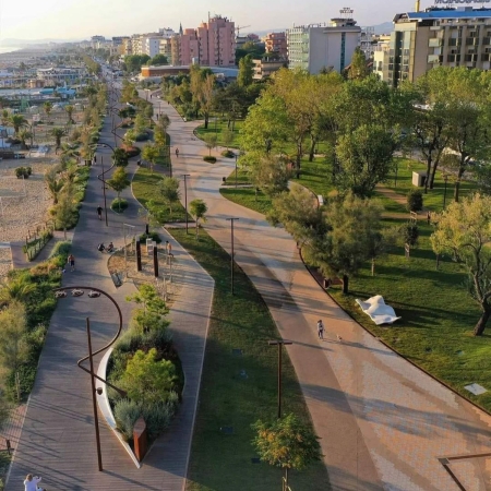 Meerespark in R�mini, Italien von Benedetta Tagliabue - EMBT Architects