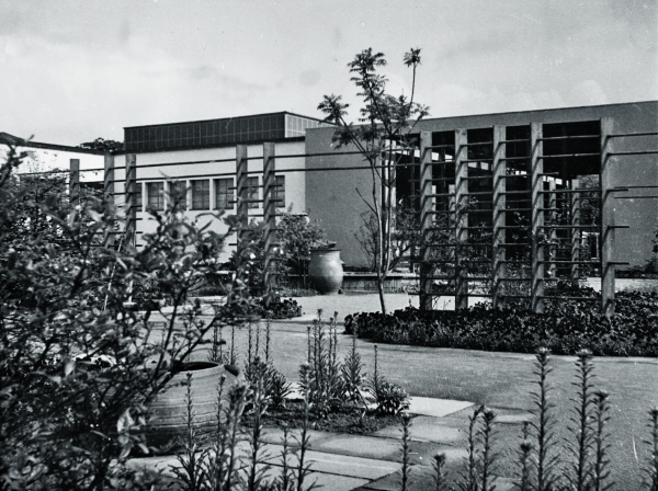 Hermann Mattern, Brunnenhof auf der Reichsgartenschau 1936 in Dresden