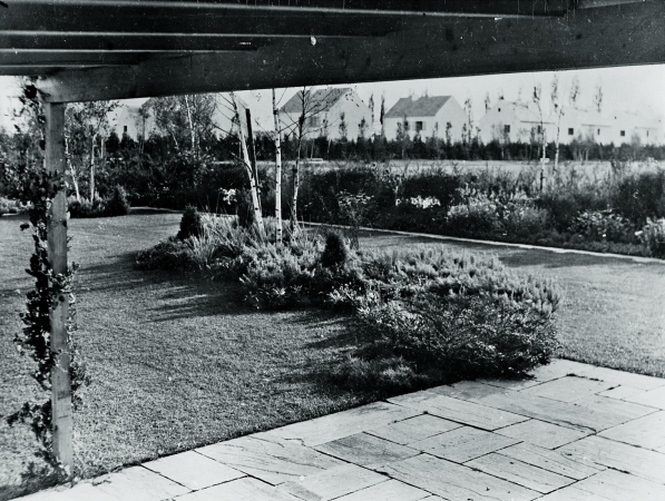 Karl Foerster, Herta Hammerbacher und Hermann Mattern, Wochenendgarten auf der Siedlungsschau in Mnchen-Ramersdorf, 1935