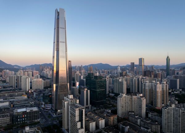 Citymark Tower in Shenzhen, Kohn Pedersen Fox Associates (New York)