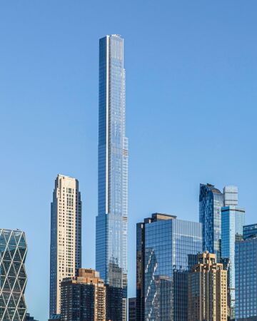 Central Park Tower in New York, Adrian Smith & Gordon Gill Architecture (Chicago)