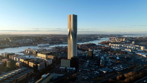 Karlatornet in G�teborg, Skidmore Owings & Merrill (Chicago)