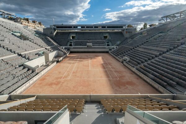 Das Stadion von Roland-Garros