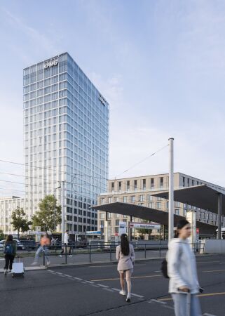 Hochhaus am Berliner Hauptbahnhof von allmannwappner