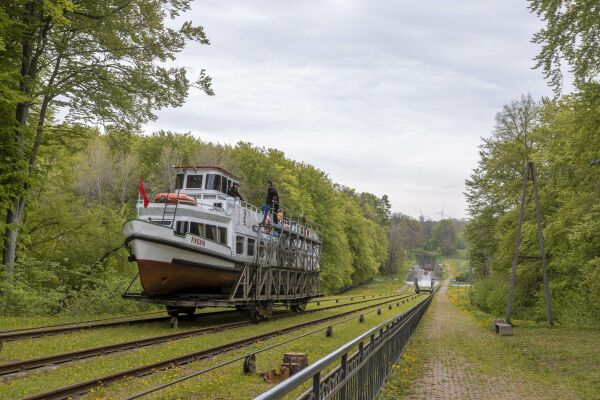 Bootsschlepplift von 1860 am Elblag-Ostróda-Kanal in Polen