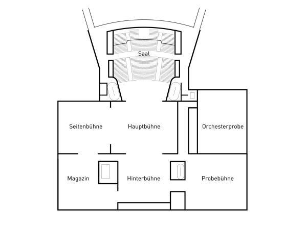 Grundriss mit Nutzung