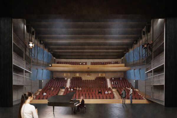 Entwurf von LRO fr Operninterim in Nrnberg