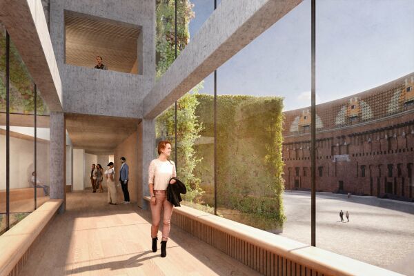 Entwurf von LRO fr Operninterim in Nrnberg