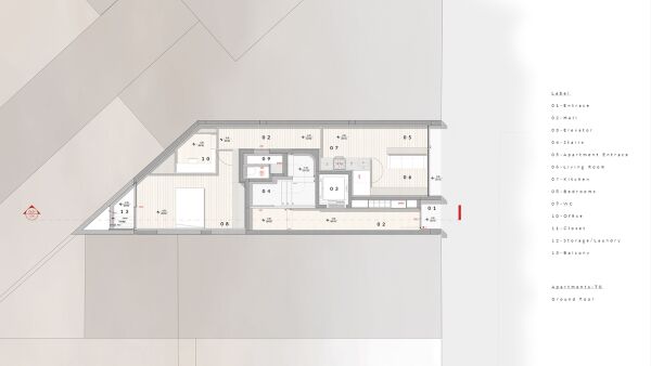 Wohnhaus in Porto von Paulo Merlini Architects