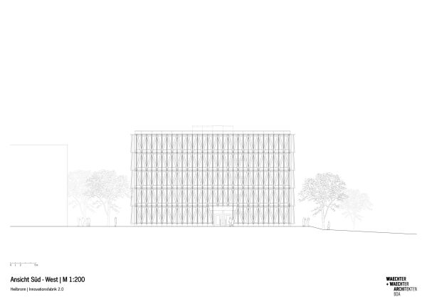 Ansicht Südwestfassade