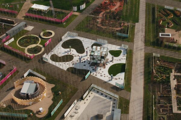 Aus der Publikation: Mehr.WERT.Pavillon auf der BUGA 2019 in Heilbronn von 2hs Architekten und Ingenieur