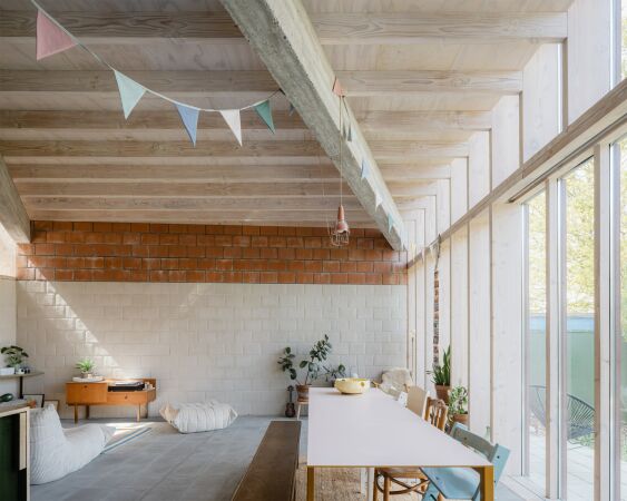 Gartenhaus in Gent von Atelier Janda Vanderghote