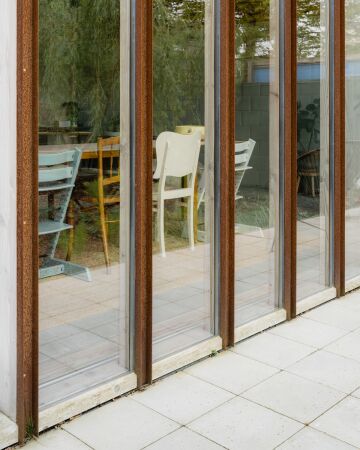 Gartenhaus in Gent von Atelier Janda Vanderghote