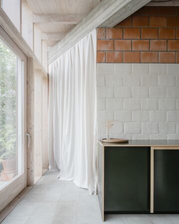 Gartenhaus in Gent von Atelier Janda Vanderghote