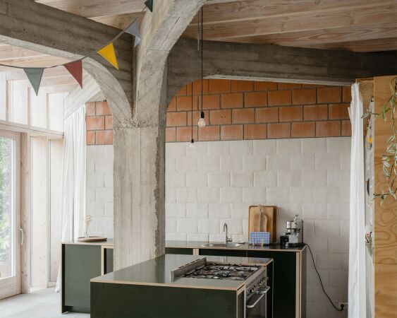 Gartenhaus in Gent von Atelier Janda Vanderghote