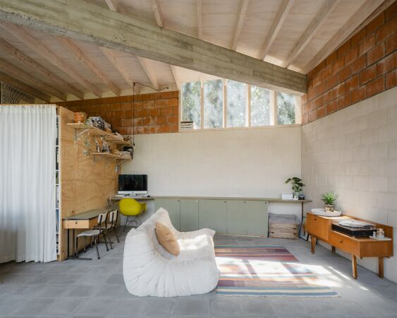 Gartenhaus in Gent von Atelier Janda Vanderghote