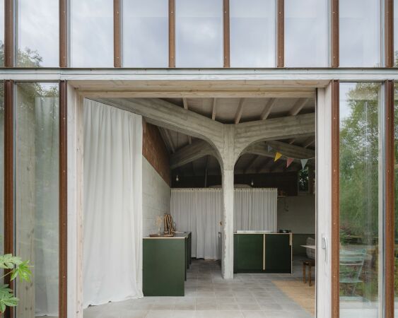 Gartenhaus in Gent von Atelier Janda Vanderghote