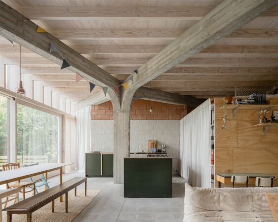 Gartenhaus in Gent von Atelier Janda Vanderghote