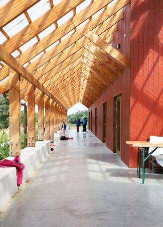 Jugendzentrum von Atelier Vens Vanbelle im belgischen Nazareth