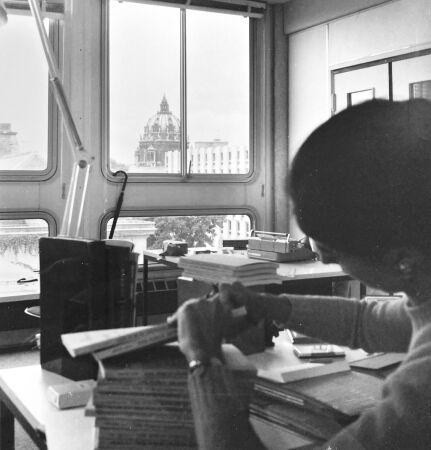 Archivbild aus dem Institut de l'Environnement in Paris, Ende 1960er Jahre