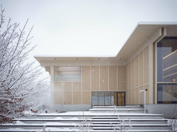 Hallenbad von Peter Moor Architekten