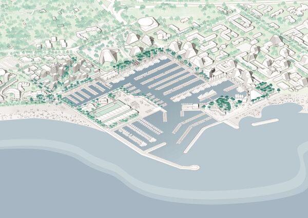 Promenade von Leclercq Associ�s in La Grande-Motte