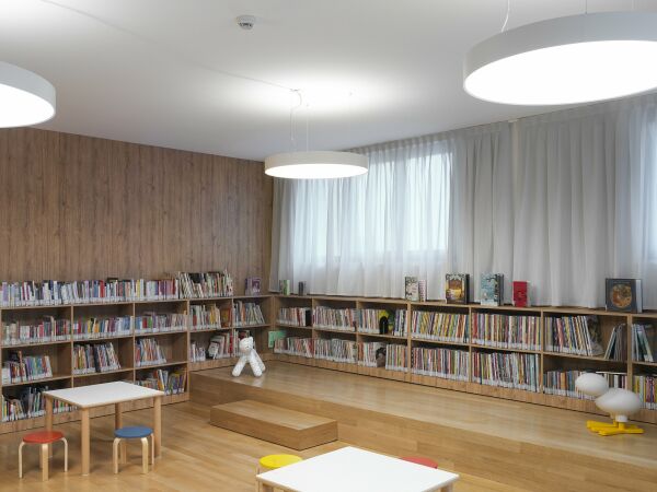 Bibliotheksumbau von DAP Studio in Mezzolombardo