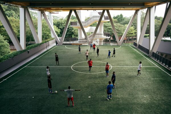 Sportkomplex von DP Architects