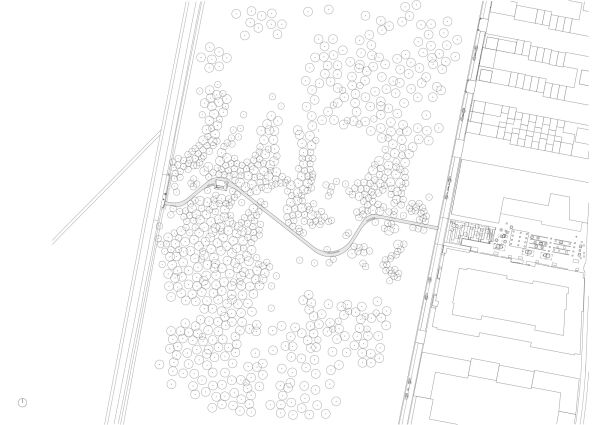 Lageplan Vogelturm  1:1000