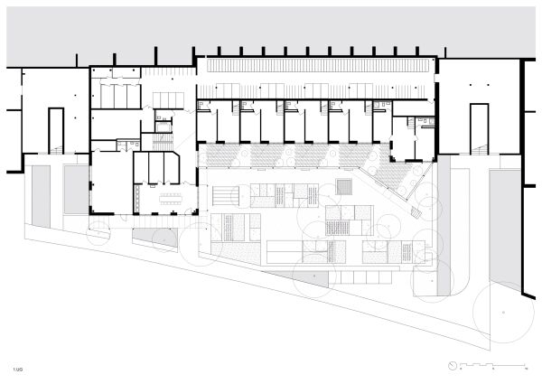 Grundriss Untergeschoss/Gartengeschoss