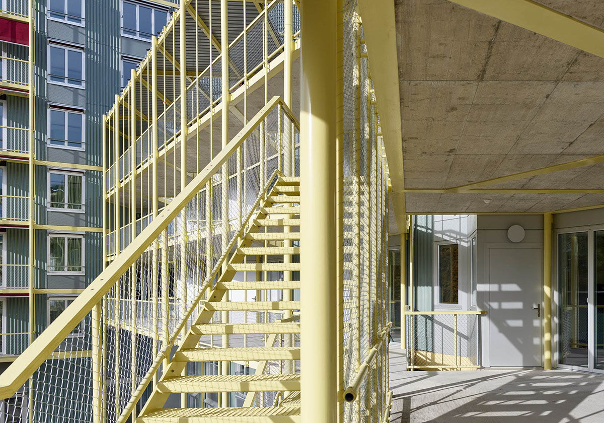 Terrasse Commune und Jokerzimmer
 - Geschosswohnen von Studio DIA in Bern