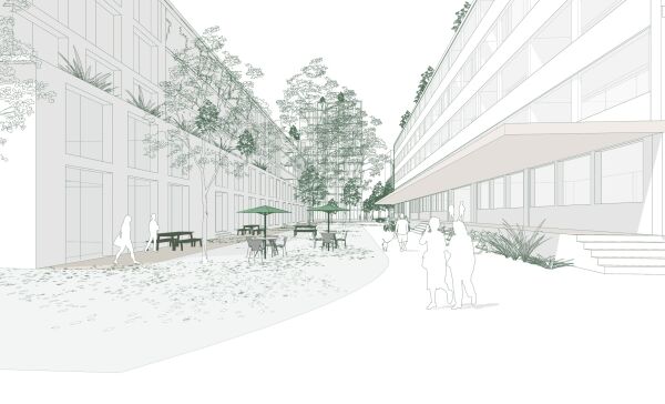 Visualisierung Innenhof