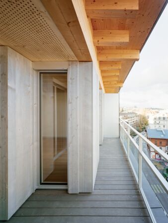 Wohnaufstockung von Lacroix Chessex