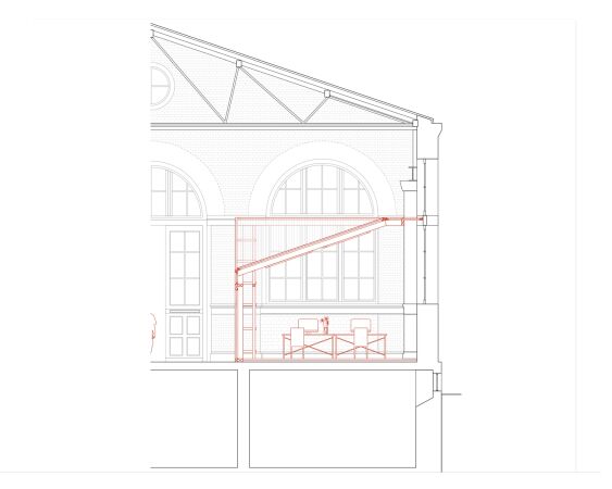 Querschnitt durch einen Einbau