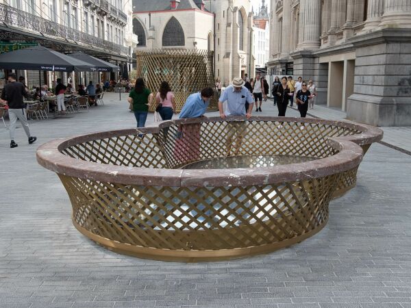 Umbau der historischen Brse in Brssel