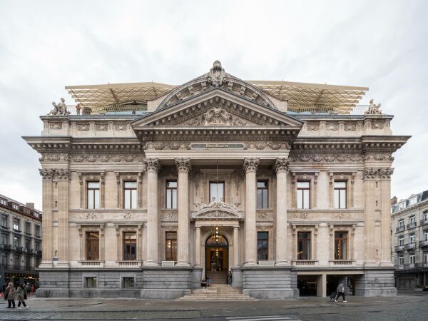Umbau der historischen Brse in Brssel