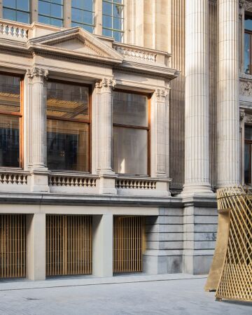 Umbau der historischen Brse in Brssel