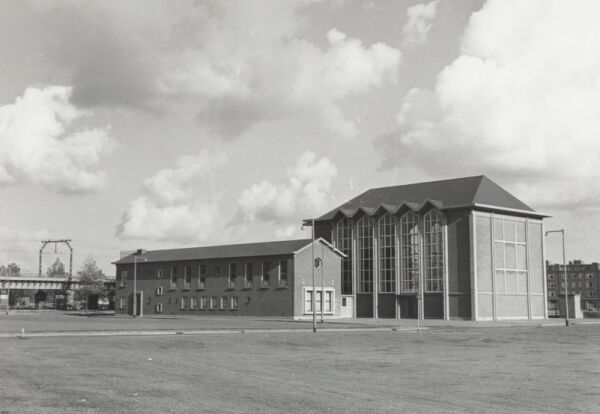 Blick von Nordwesten, Aufnahme von 1954