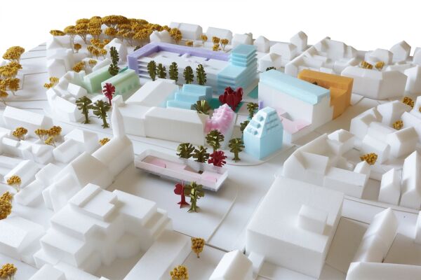 Anerkennung: dreisterneplus Architektur und Stadtplanung mit Reichwald Schultz & Partner; Modellfoto