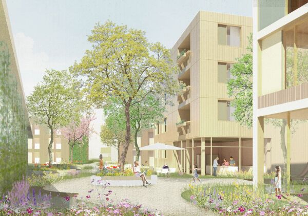 Anerkennung: haascookzemmrich Studio2050 mit Planstatt Senner; Perspektive Wohnhfe