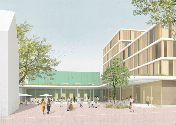 Anerkennung: haascookzemmrich Studio2050 mit Planstatt Senner; Perspektive Markgrafenhof