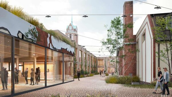 Holz-Lehm-Hybrid Reallabor f�r regeneratives und zirkul�res Bauen in Berlin-Brandenburg, ein Bauhaus-Erde-Forschungsprojekt zum regenerativen und kreislauff�higen Bauen; Visualisierung