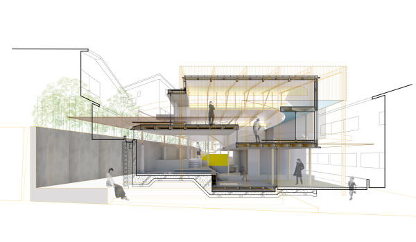 Bürobau in Saitama von Eureka, HHO und Keio Architecture