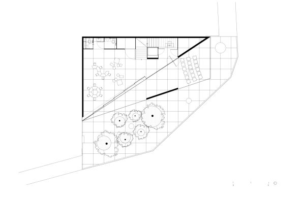 Grundriss Erdgeschoss Pilares-Zentrum Azcapotzalco