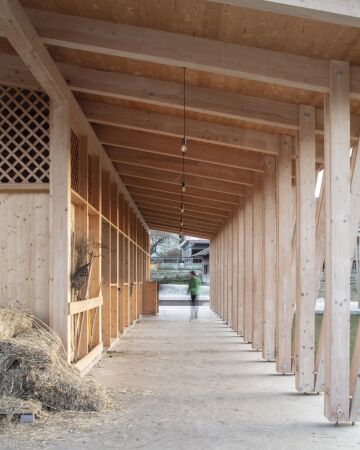 Auszeichnung Region West: La Gavotte in Lancy, BCRarchitectes, Holzbauingenieure: Dasta Charpentes-bois SA, Plan-les-Ouates (Genve), Schreinerei: Dasta Charpente-bois SA, (Plan-les-Ouates, Genf), OP Menuiserie SA (Vernier)