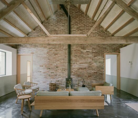 Shortlist und Stephen Lawrence Award: Wraxall Yard in West Dorset von Clementine Blakemore Architects (London)